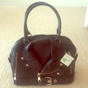 Custom Vegan Leather Moto Jacket Handbag